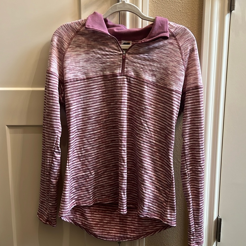 Avis pink track jacket 3/4 zip